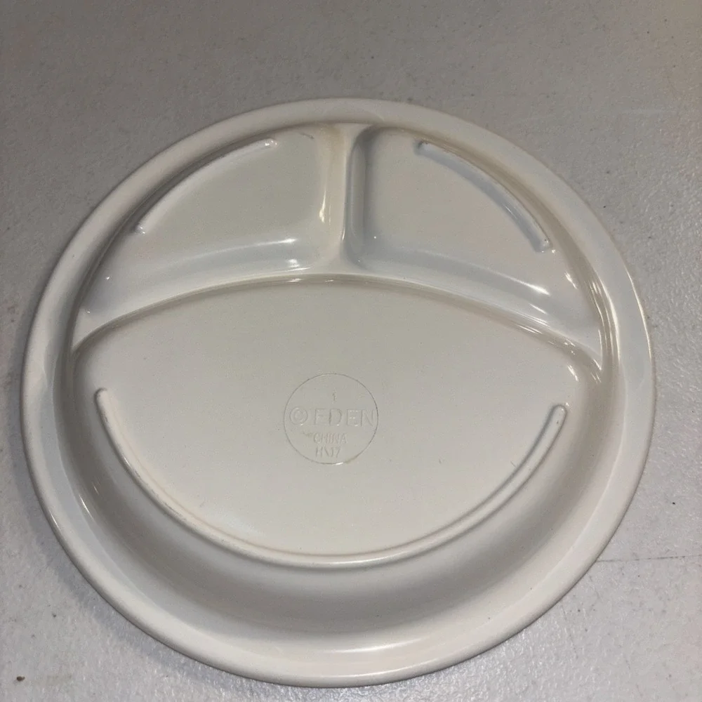 Vintage Peter Rabbit and Friends Toddler Child Melamine Divided Plate by EDEN